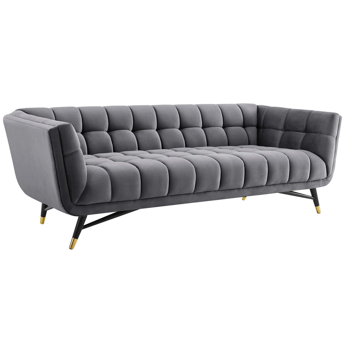 Adept Velvet Sofa
