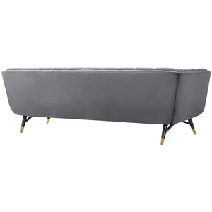 Adept Velvet Sofa