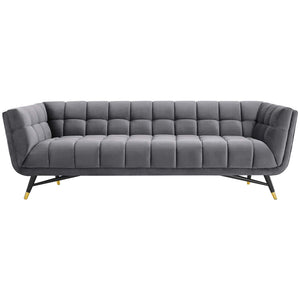 Adept Velvet Sofa