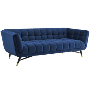 Adept Velvet Sofa