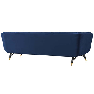 Adept Velvet Sofa