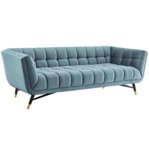 Adept Velvet Sofa