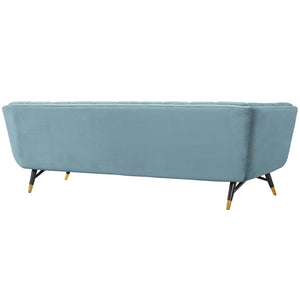 Adept Velvet Sofa