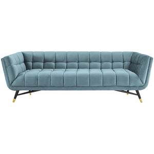 Adept Velvet Sofa