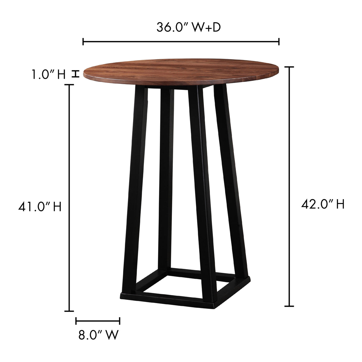 Tri-Mesa Bar Table