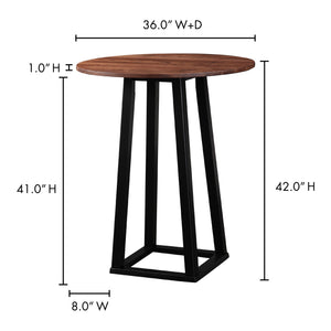 Tri-Mesa Bar Table