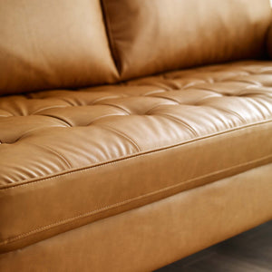 Valour Faux Leather Sofa